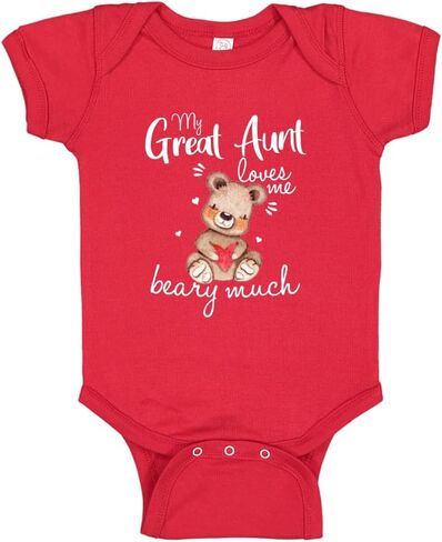 The Shirt Den Loved by My Great Aunt Beary Much Baby Bodysuit One Piece Or Toddler Great Aunt Baby Clothes in Saudi Arabia