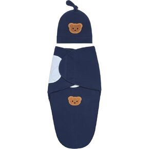 Organic Cotton Baby Swaddle Sleep Sack 0-3 Months - Soft Breathable Hypoallergenic Swaddle Wrap Blanket for Newborns Infants - Unisex for Boys Girls, Improves Sleep & Calms Startle Reflex in Kuwait