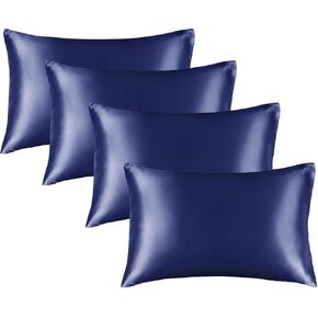 BEDELITE Satin Pillowcases, Toddler Size 13x18 Inch, Lavender, Set of 2 | Similar to Silk Pillow Cases, Soft and Cooling, Reduces Friction, Gentle on Hair and Skin, Envelope Closure, Women Men Gift in Kuwait