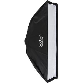 Godox Flash Softbox مع حلقة سرعة بوينز، 19.7 × 51.2 بوصة معدل ضوء الشريط لإضاءة اتجاهية ناعمة، إضاءة حافة، صور شخصية، تصوير المنتج، تصميم قابل للطي in Kuwait