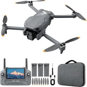 MX02 GPS Drones with Camera for Adults 4K Video, 8K Photo, 44Mins Flight | 1.5KM Transmission Fishing Drones, 5G Camera Drones with 4.5" Touch Screen, Brushless Motor, GPS Follow&Auto Return in Saudi Arabia