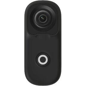 4K Action Camera Waterproof, WiFi Sports Camera with Ultra Wide 156° Angle, Mini Thumb Camera 2.4GHz Wireless Control, IP65 Waterproof Case for Diving Snorkeling Cycling Vlogging Helmet Cam - Black in Saudi Arabia