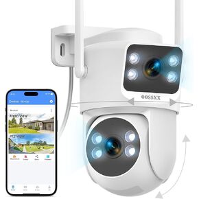 4MP Dual Lens Wireless Security Camera Outdoor WiFi PTZ Auto Tracking in Saudi Arabia