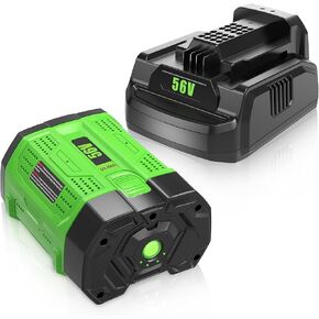 BA5600T 56V 5000mAh Replacement for EGO Battery(5.0Amps-2PC) | Compatible with EGO Leaf Blower,Snowblower,Lawn Mower,String Trimmer Tools in Kuwait
