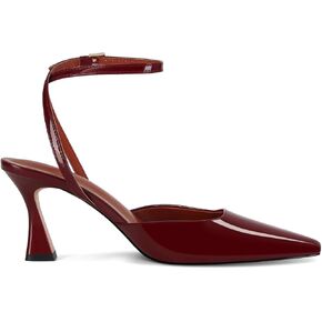 Mesh Kitten Heels for Women Closed Pointed Toe Slingback Buckle Strap Pumps Fashion Casual Dress High Heels in Kuwait