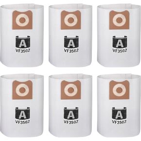 VF3503 Vacuum Bags Work with Ridgid 5-10 Gallon Wet Dry Vac,Size B(10 Pack) | Type B VF3503 Shop Vac Bags in Saudi Arabia