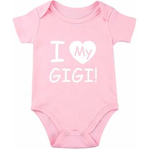 I Love My Nana Baby Bodysuit Nana Baby Clothes Grandma Pregnancy Announcement Babies Bodysuits in Saudi Arabia