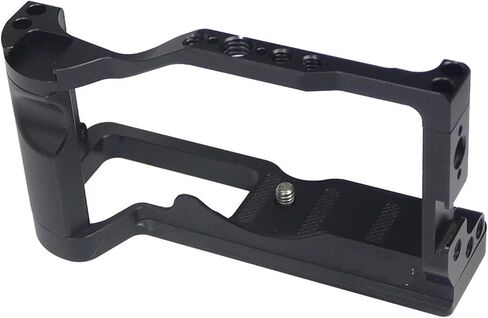 Camera Cage Rig，Compatible for Canon M6 II with 38mm NATO Rail Cold Shoe Mount ARRI 1/4" 3/8" Holes，Compatible for EOS M6 Mark II，Camera Accessories in Saudi Arabia