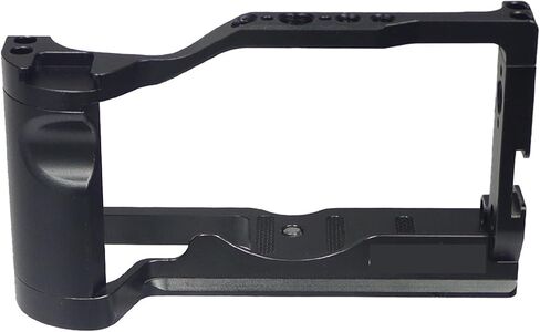 Camera Cage Rig，Compatible for Canon M6 II with 38mm NATO Rail Cold Shoe Mount ARRI 1/4" 3/8" Holes，Compatible for EOS M6 Mark II，Camera Accessories in Saudi Arabia
