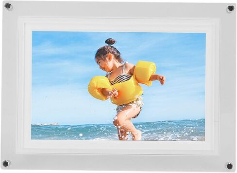 10.1 Inch LED Digital Picture Frame Dynamic Colors Slideshow Player for Home Office Décor in Saudi Arabia