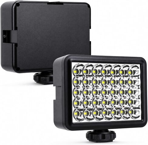 LED Camera Fill Light, with 840LM 7W | 35 LED Video Light Fill Light 6000K-7000K, for DSLR Camera Photography Vlogging Live Stream in Kuwait