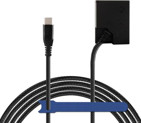 PD USB-C Power Cable to NP-W126 Dummy Battery CP-W126 DC Coupler for Fujifilm Cameras X H1 A1 A2 A3 E1 E2 E2S X-T30 II in Saudi Arabia