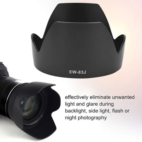غطاء عدسة EW 83J ABS لـ EF S 17 55mm F 2.8 هو USM، مصنوع من مادة ABS، غطاء العدسة، غطاء العدسة in Kuwait