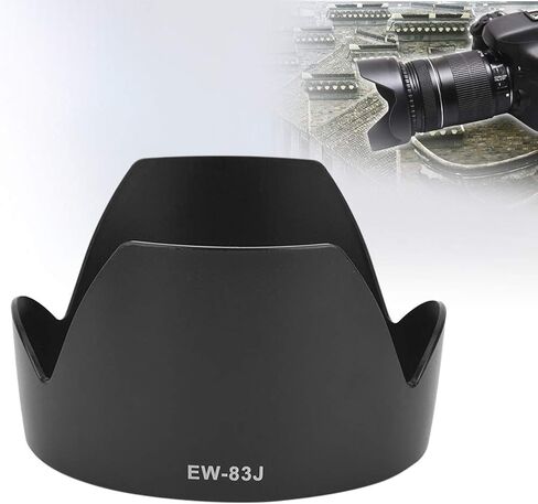 غطاء عدسة EW 83J ABS لـ EF S 17 55mm F 2.8 هو USM، مصنوع من مادة ABS، غطاء العدسة، غطاء العدسة in Kuwait