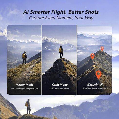 3-Axis Gimbal GPS Drone with 4K Camera YIKKEON Drone, 10000FT Range, 90Min Flight Time with 3 Batteries, 4.5" HD Screen Remote, Auto Return, Follow Me, Brushless Motor, 5G FPV, Foldable RC Quadcopter for Beginners - Under 249g in Kuwait