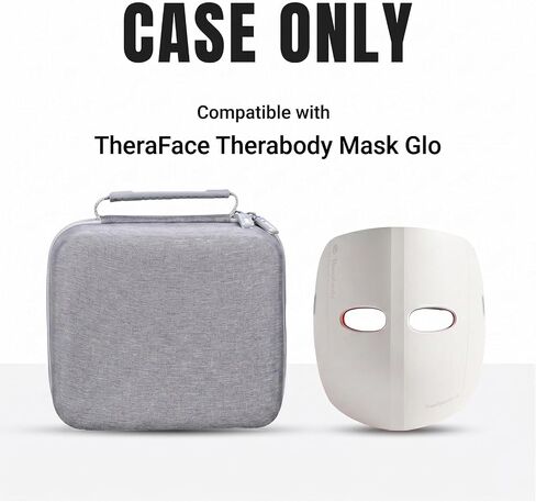 حافظة لجهاز TheraFace Therabody Mask Glo - حقيبة تخزين واقية للسفر الصلب، صندوق فقط (الجراب فقط) in Kuwait