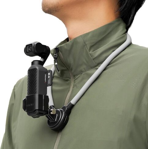 Pocket 4 Magnetic Neck Mount,Extended Version Quick Release POV/Vlog Video Selfie Necklace Holder for DJI OSMO Pocket 4 Creator Combo (T26 Pro) in Saudi Arabia