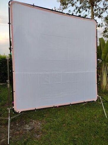 12'x12' 3.6x3.6m Silks Softens Light White Silk Diffusion/Overhead Butterfly, with Two Seams in Saudi Arabia