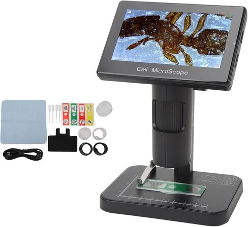 Digital Microscope with 5 Inch Display, USB 1080P, 1000X Magnification for Welding Research in Saudi Arabia