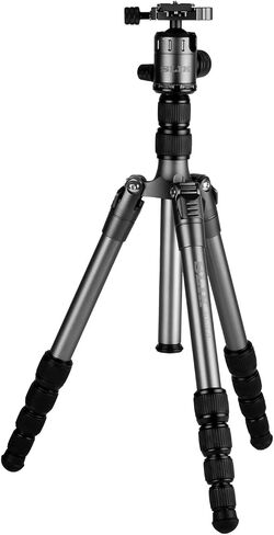 SLIK Rover α Aluminum Travel Tripod Kit with Ball Head 62" Tall (613-002)- Integrated Monopod, Folds Down to 14.6 inches, Weighs 3.8lbs, Supports 17lbs in Kuwait