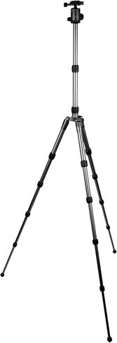 SLIK Rover α Aluminum Travel Tripod Kit with Ball Head 62" Tall (613-002)- Integrated Monopod, Folds Down to 14.6 inches, Weighs 3.8lbs, Supports 17lbs in Kuwait