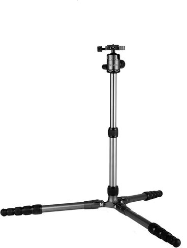 SLIK Rover α Aluminum Travel Tripod Kit with Ball Head 62" Tall (613-002)- Integrated Monopod, Folds Down to 14.6 inches, Weighs 3.8lbs, Supports 17lbs in Kuwait
