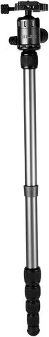 SLIK Rover α Aluminum Travel Tripod Kit with Ball Head 62" Tall (613-002)- Integrated Monopod, Folds Down to 14.6 inches, Weighs 3.8lbs, Supports 17lbs in Kuwait