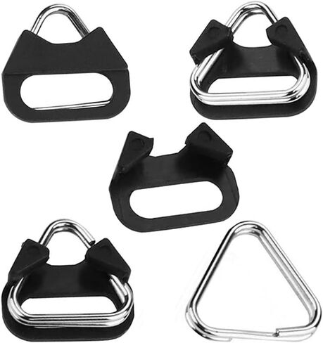 4pcs Stainless Steel Triangle Split Ring for Camera Strap, Split Hook for Belt Hook Lanyard Camera Shoulder Strap in Saudi Arabia