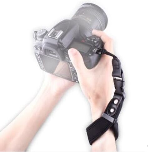 Adjustable Soft Thick Shoulder Neck Strap Hand Wrist Strap for Sony, Nikon & Canon Fuji DSLR Gopros Action Cameras Security (Hand Wrist Strap) in Saudi Arabia