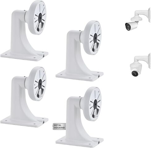 Universal Adjustable Security Camera Wall Mount Bracket with Junction Box | Adjustable Mount, Hidden Cable Design, Durable Aluminum, Wide Camera Fit, Weather Resistant, Easy Installation in Kuwait