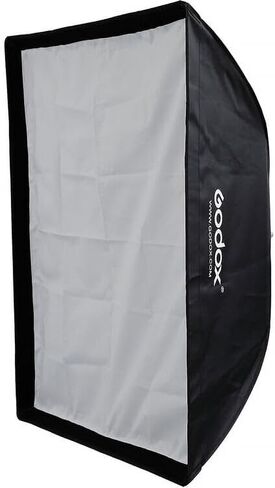 Godox Flash Softbox with Bowens Speed Ring, 23.6 x 35.4 in Rectangular Light Modifier for Soft Even Illumination, Collapsible Design for Portrait, Product, Interview in Saudi Arabia