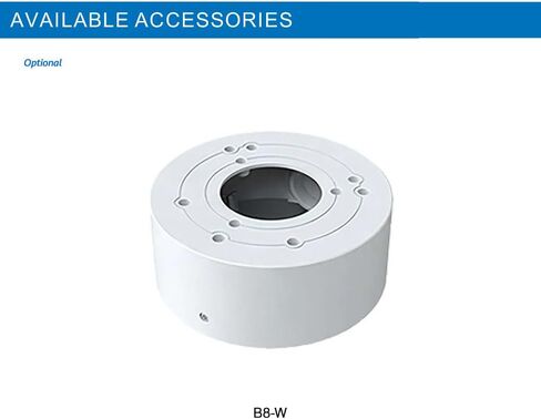 ENS IP-5IR6S4C1-28 6MP Dual Illumination Water-Proof Bullet Network Camera, 2.8mm Lens, 1/2.5" CMOS Sensor, White LED(98ft)/IR(98ft), 3200x1800 Resolution, 120dB True WDR, Built-in Mic, SD Slot, IP67 in Kuwait