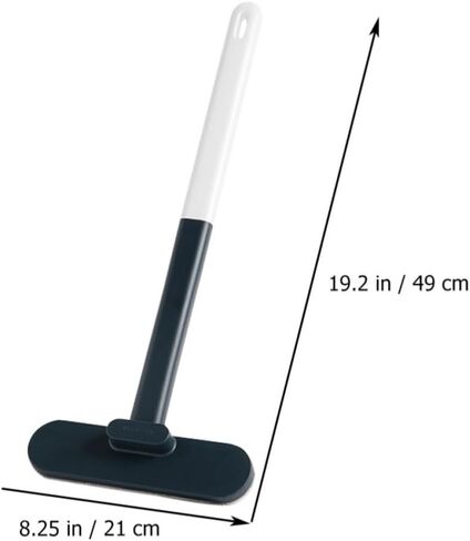 Window Screen Cleaning Brush Blue Pp Both Sides Scrubber for Home Use | Fine Bristle Surface, Wet and Dry Cleaning, Wash without Disassembly, Wall-hanging Storage in Kuwait