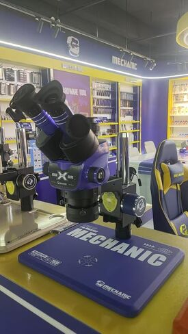 MECHANIC MC75S-B11 Industrial Binocular Stereo Microscope – 7X-45X Continuous Zoom with Super-Wide Field Optics for Precision Repair in Saudi Arabia