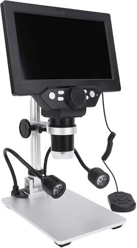Digital Microscope Auto Focus HD 7 Inch 1200X 12MP for Scientific Research Soldering Repair in Saudi Arabia