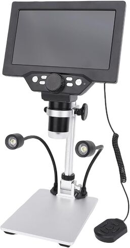 Digital Microscope Auto Focus HD 7 Inch 1200X 12MP for Scientific Research Soldering Repair in Saudi Arabia