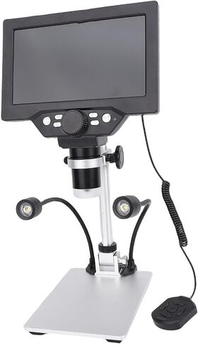 Digital Microscope Auto Focus HD 7 Inch 1200X 12MP for Scientific Research Soldering Repair in Saudi Arabia