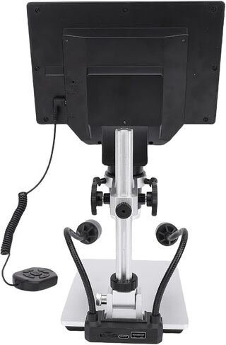 Digital Microscope Auto Focus HD 7 Inch 1200X 12MP for Scientific Research Soldering Repair in Saudi Arabia