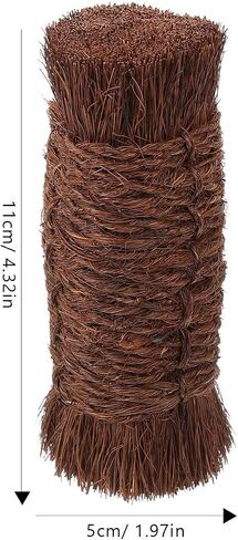 Engraving Brown Brush Palm Fiber Cleaning Brush for Tracing | Dust Removal and Stain Cleanup, Convenient Storage, Narrow Brush Profile for Detailed Surface Work in Kuwait