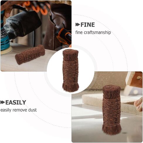 Engraving Brown Brush Palm Fiber Cleaning Brush for Tracing | Dust Removal and Stain Cleanup, Convenient Storage, Narrow Brush Profile for Detailed Surface Work in Kuwait