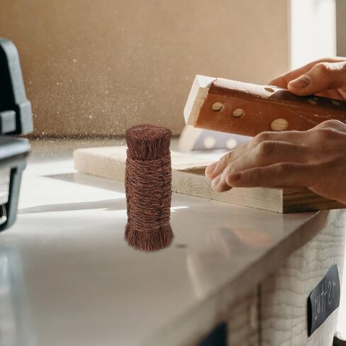 Engraving Brown Brush Palm Fiber Cleaning Brush for Tracing | Dust Removal and Stain Cleanup, Convenient Storage, Narrow Brush Profile for Detailed Surface Work in Kuwait