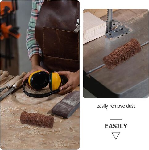 Engraving Brown Brush Palm Fiber Cleaning Brush for Tracing | Dust Removal and Stain Cleanup, Convenient Storage, Narrow Brush Profile for Detailed Surface Work in Kuwait