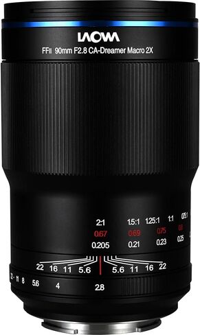 Laowa 90mm f/2.8 2X Ultra Macro APO Lens for Canon RF Mount | Full Frame Close-Up Photography Lens, 2X Magnification, Manual Focus Design (VE9028RF) + Lens Filter Kit + More (6pc Bundle) in Kuwait