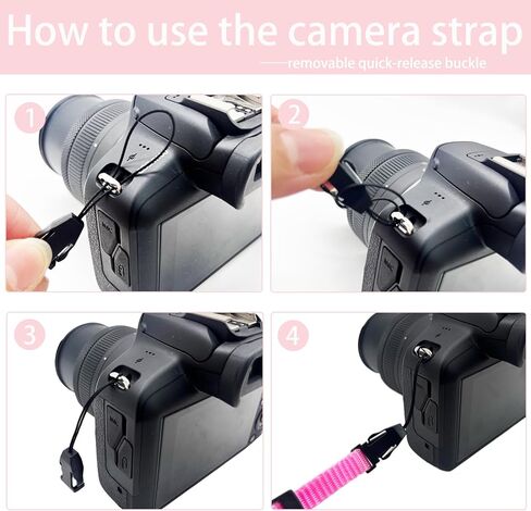 LEMEDE Quick Release Camera Wrist Strap - 10in Adjustable, Unique Design Anti-SlipSecure Hand Band,Lightweight for Travel in Saudi Arabia