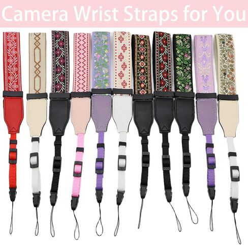 LEMEDE Quick Release Camera Wrist Strap - 10in Adjustable, Unique Design Anti-SlipSecure Hand Band,Lightweight for Travel in Saudi Arabia