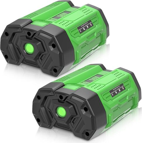 2 Pack 5.0Ah Ultra High Capacity Battery Replacement for EGO 56V Batteries | Compatible with EGO 56 Volt BA2800 BA2800T BA4200 BA4200T BA1400 BA1400T BA5600T Cordless Power Tools(Black) in Saudi Arabia