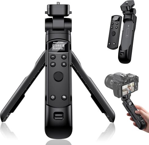 for Sony Tripod Wireless Shooting Grip with Shutter Release - Mini-Tripod with Rechargeable Remote Control for ZV-E10/ZV-E1/ZV-1/ZV-1F/RX100 VII/RX0 II/A6700/A6400/A6600/A7 III/FX3/FX30 - for Vlogging in Saudi Arabia