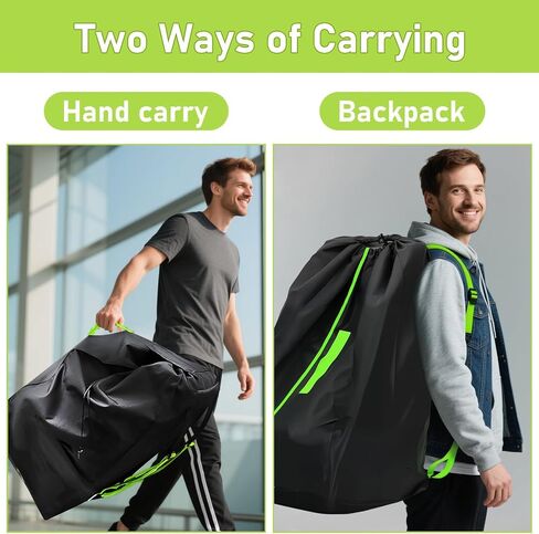 Car Seat Bags For Airplane Travel | Gate Check Bag, Durable Travel Bag with Thickened Shoulder Straps and 2pcs Luggage Tags For Airplane in Kuwait