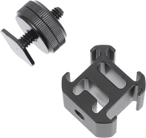 Tripod Screw Hot Shoe Adapter for DSLR Camera Flash Holder Mount Flash Light Stand Converter Compatible with Camera Rig for Photography in Saudi Arabia
