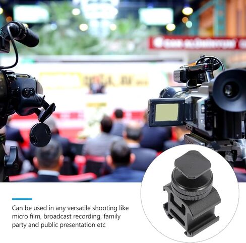 Tripod Screw Hot Shoe Adapter for DSLR Camera Flash Holder Mount Flash Light Stand Converter Compatible with Camera Rig for Photography in Saudi Arabia